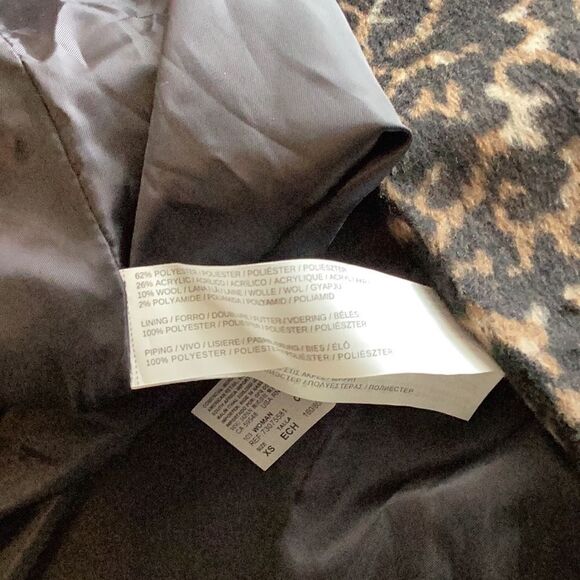 Mango Casual Leopard Jacket XXS-XS - Picture 8 of 8